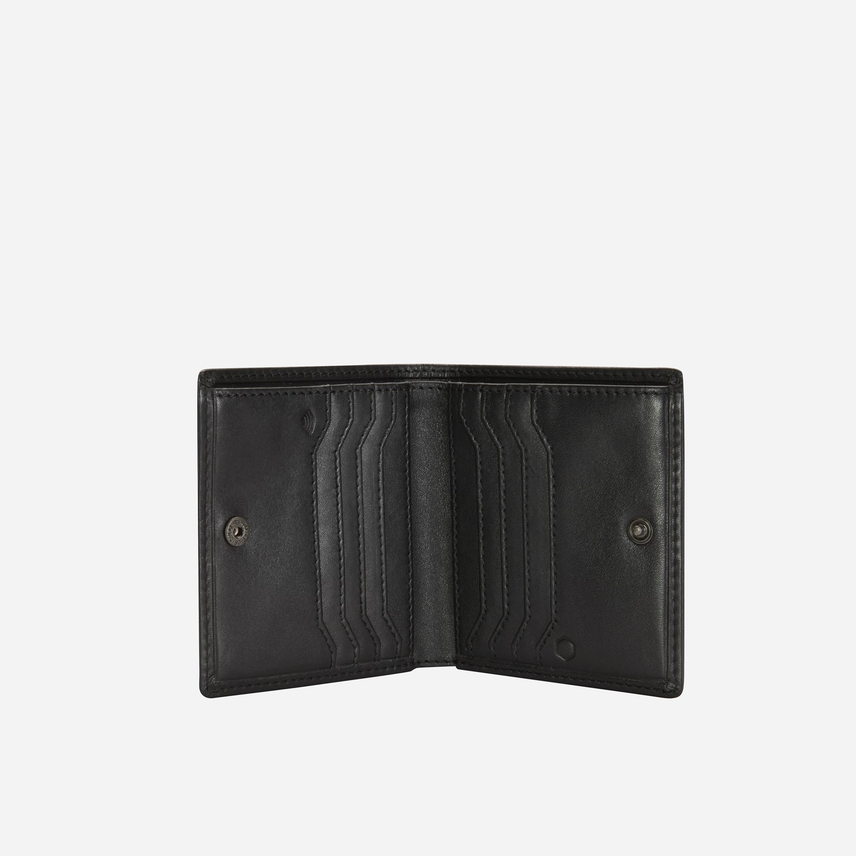Slim Bifold Card Holder With Coin