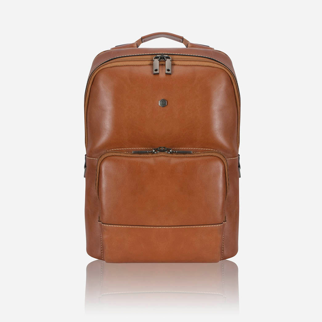 Sleek Burgundy Leather Backpack Jekyll Hide AUS
