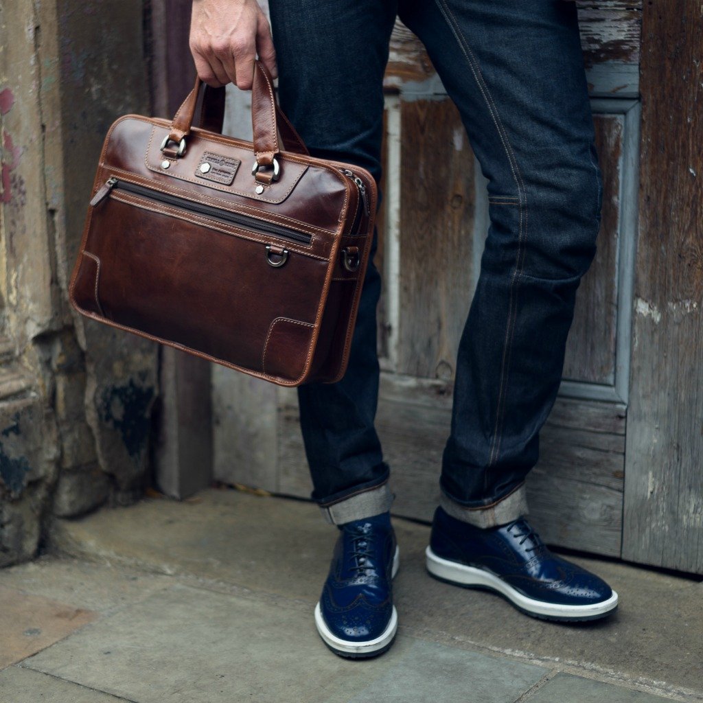 Medium Laptop Briefcase Laptop Brief Oxford - Jekyll and Hide Australia