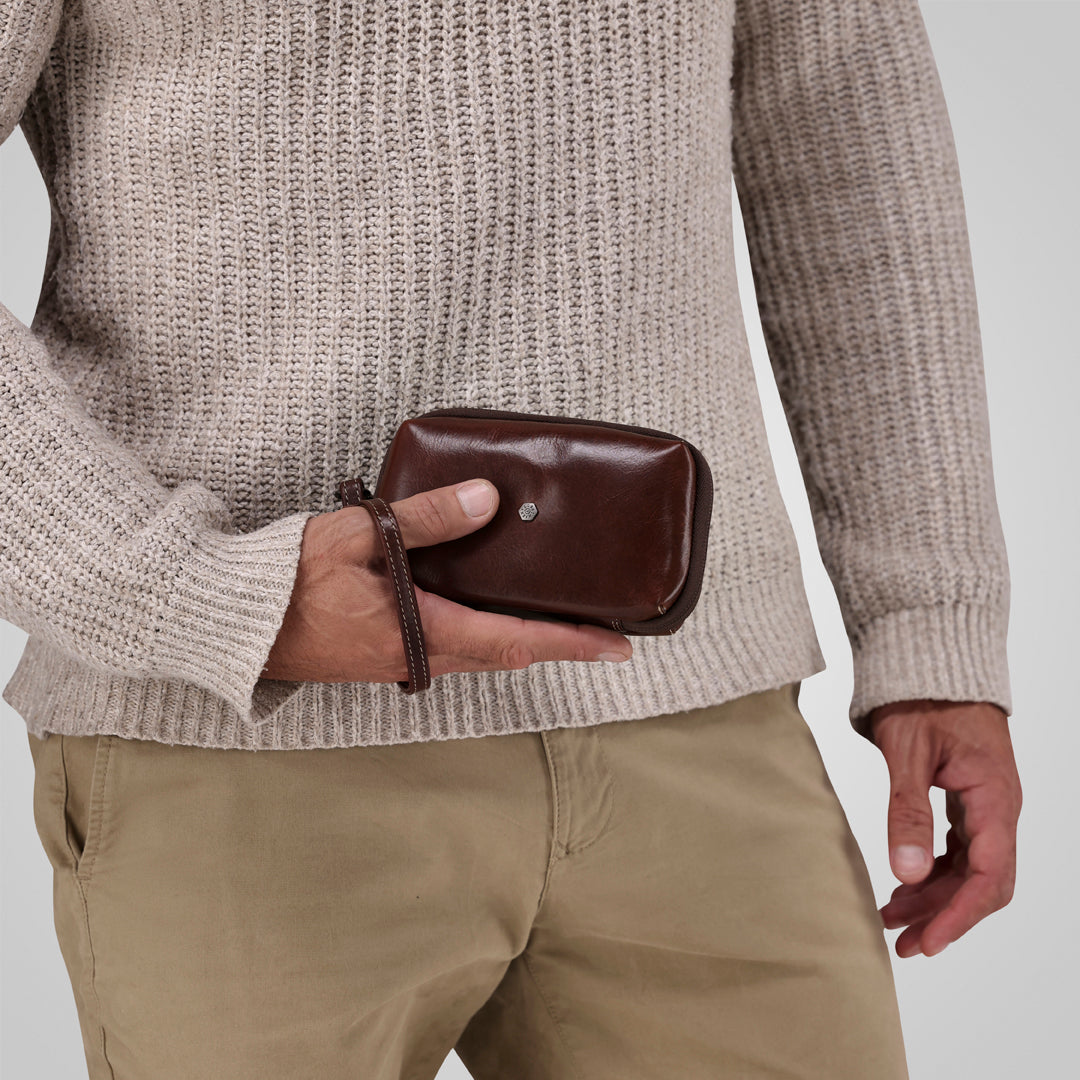 Compact Zip Around Cable Pouch