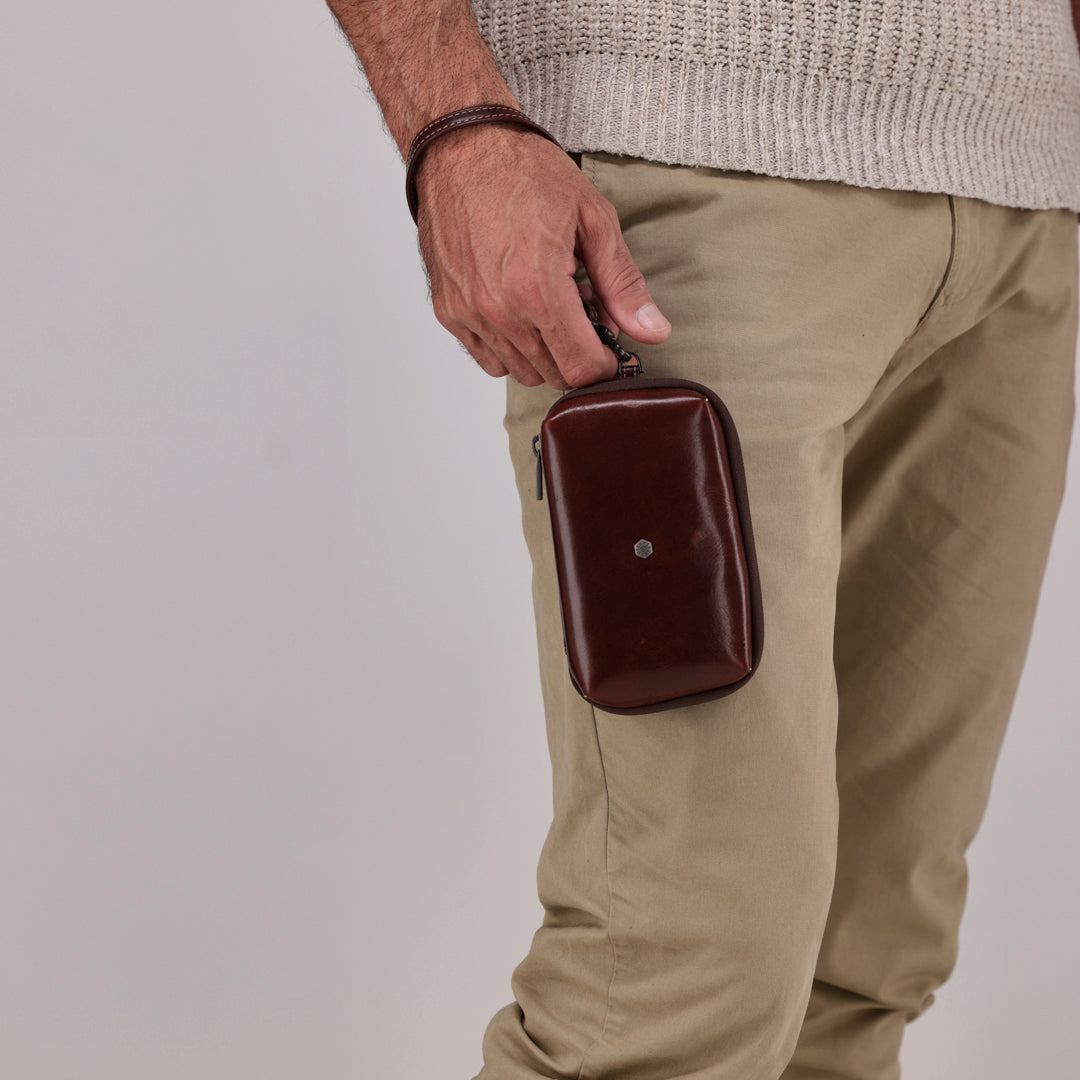 Compact Zip Around Cable Pouch