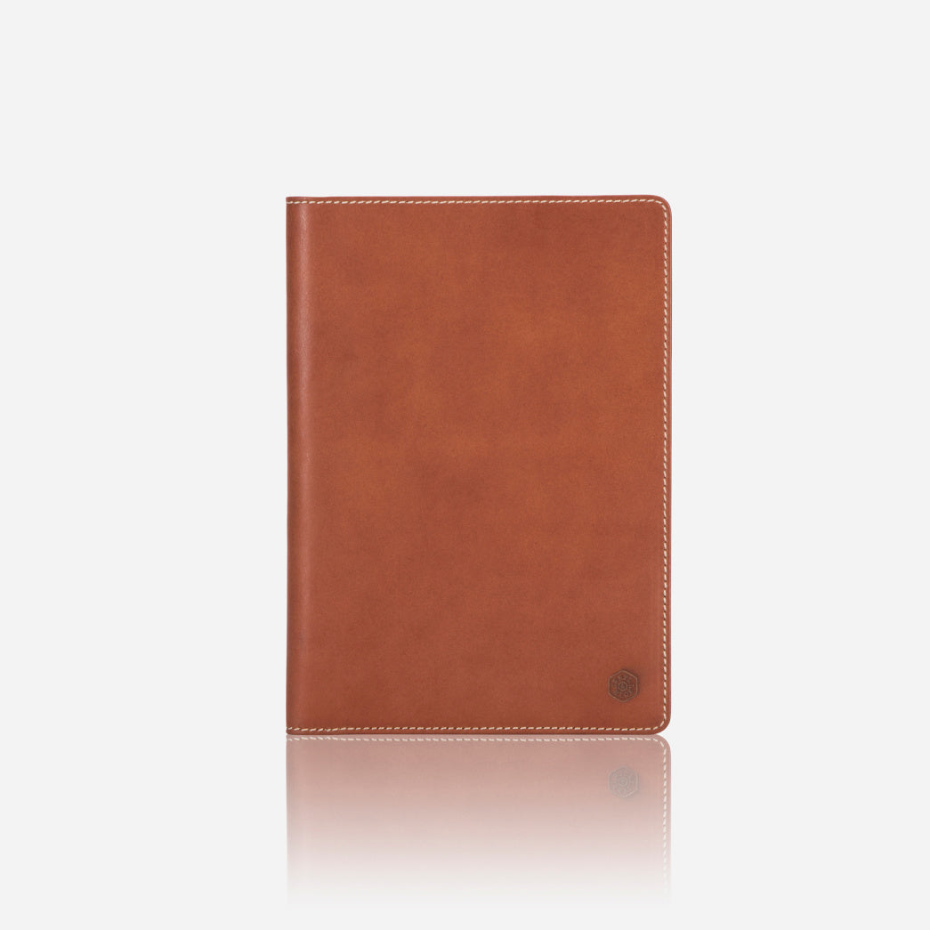 Leather A5 Notebook Cover, Tan