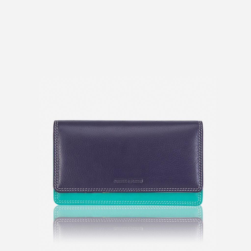 Large Flap Over Purse, Ibiza Large Purse Caribbean - Jekyll and Hide Australia