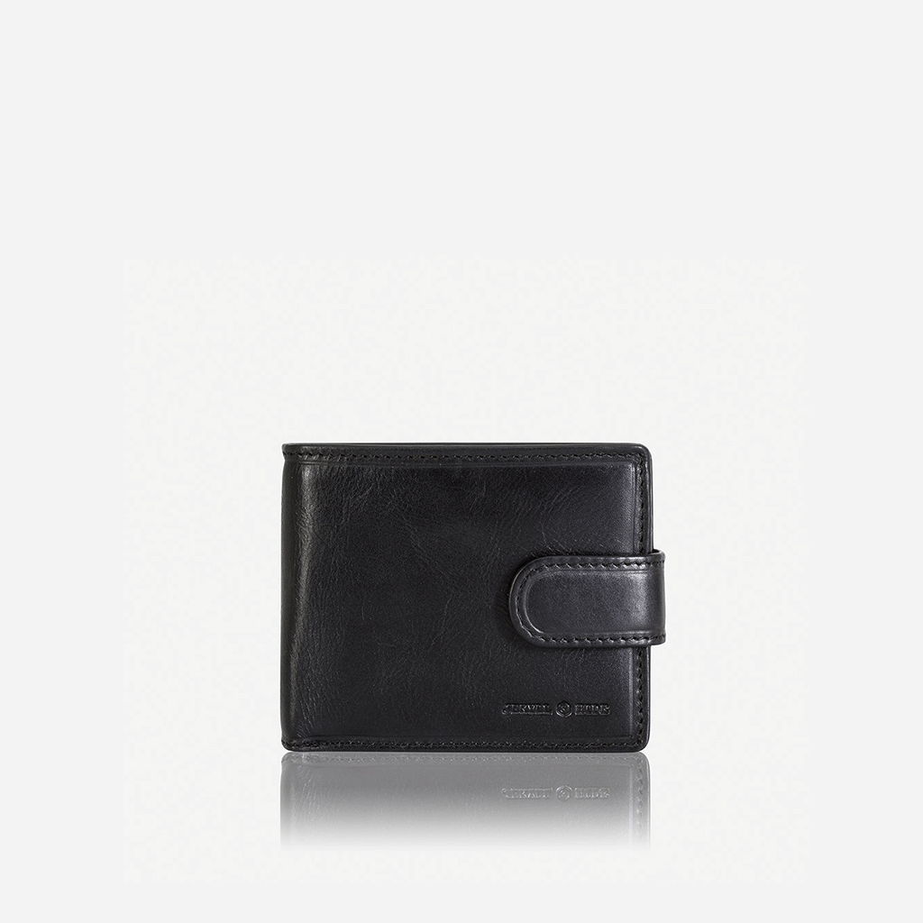 Bifold Wallet With Coin And ID Window Bi Fold Wallet Oxford 2790 Black  - Jekyll and Hide Australia