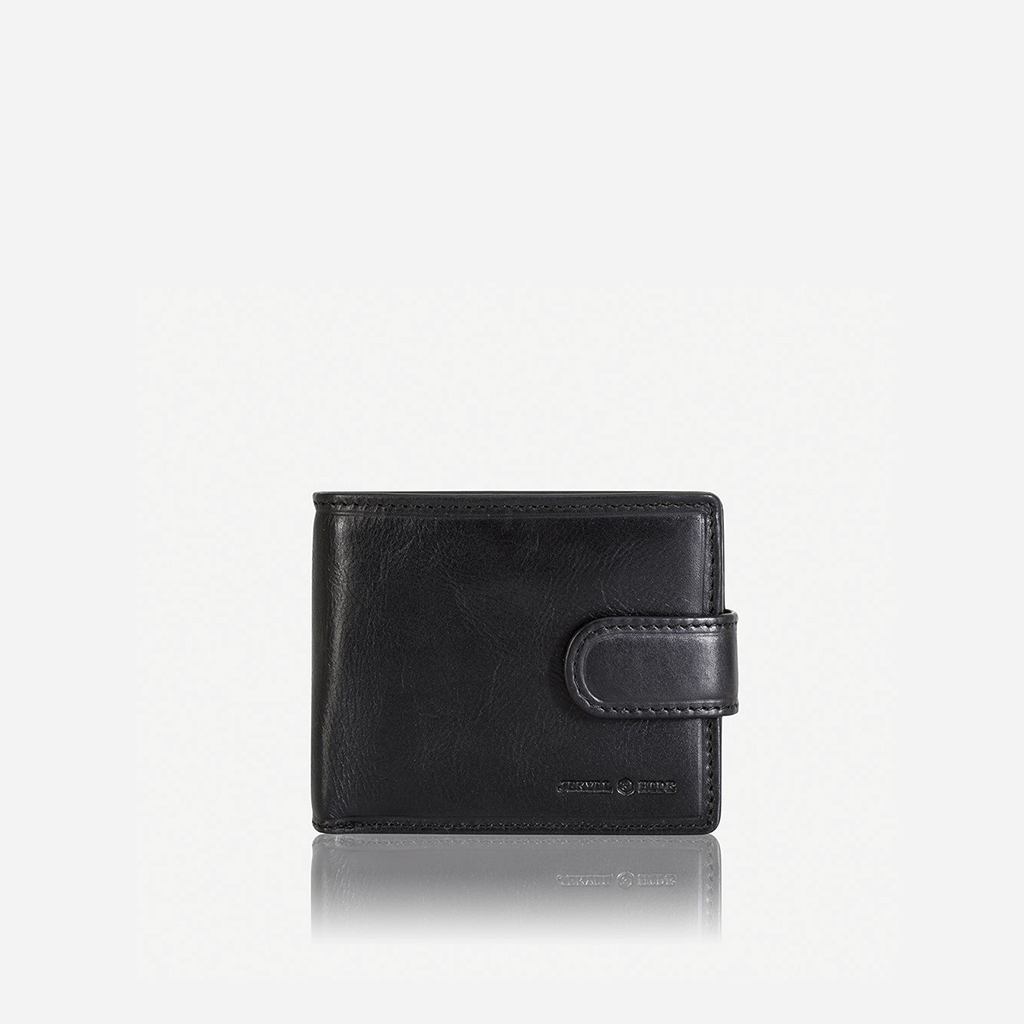 Bifold Wallet With Coin And ID Window Bi Fold Wallet Oxford 2790 Black - Jekyll and Hide Australia