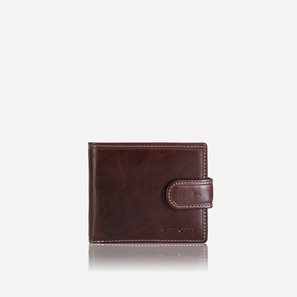 Bifold Wallet With Coin And ID Window Bi Fold Wallet Oxford 2790 Coffee  - Jekyll and Hide Australia