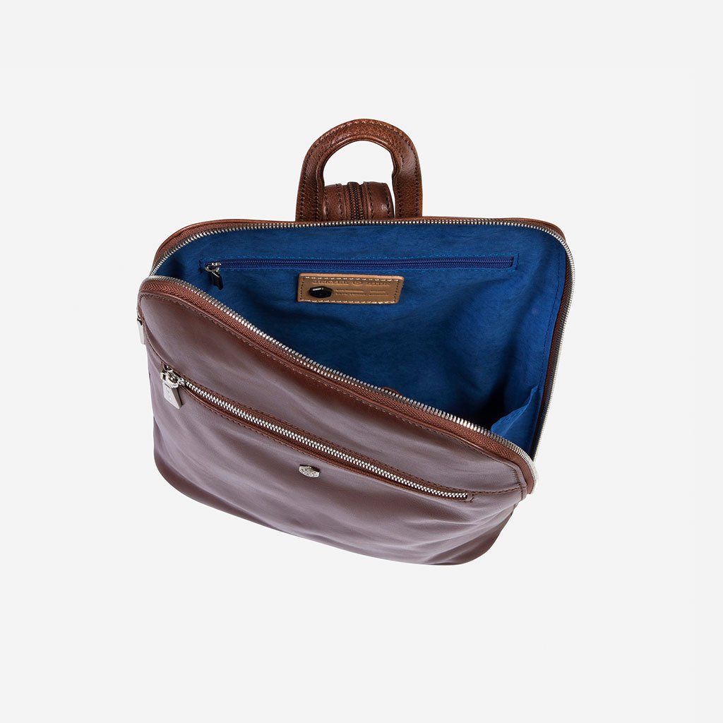 Slim Ladies Backpack, Burgundy Backpack MADRID - Jekyll and Hide Australia