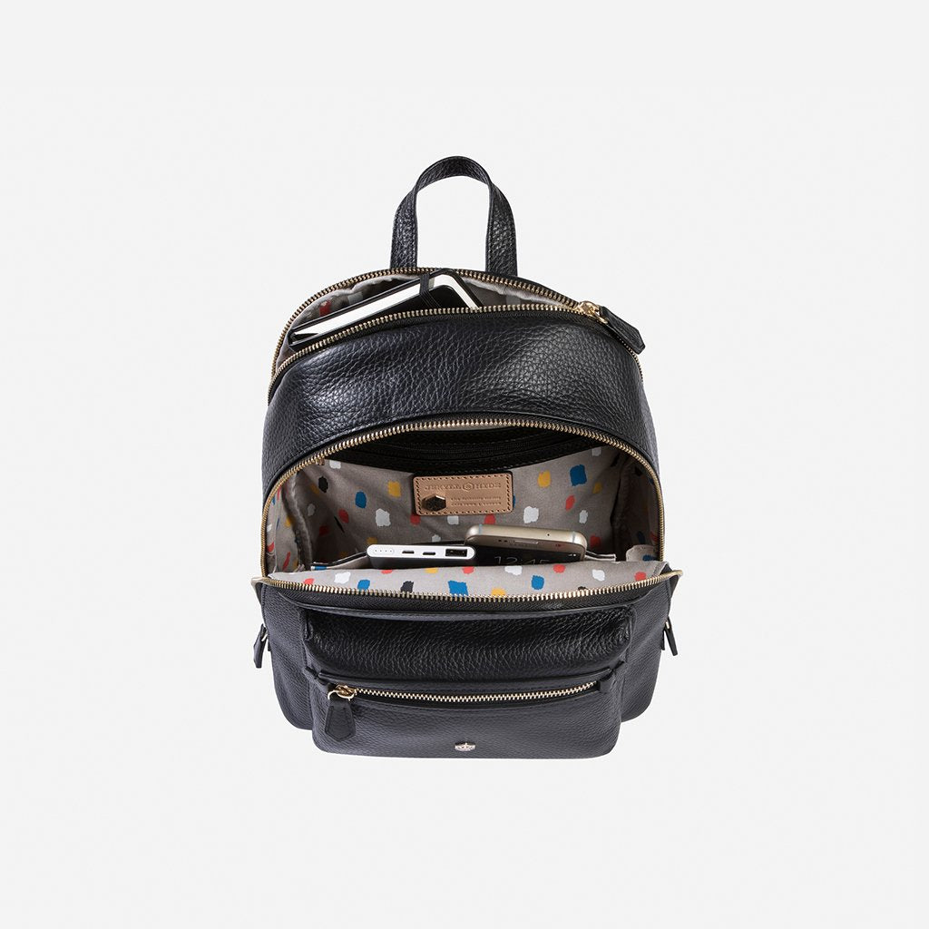 Classic Leather Backpack, Black Backpack Capri - Jekyll and Hide Australia