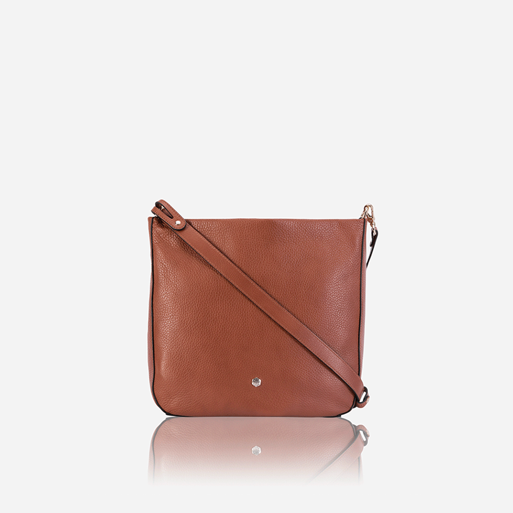 Large Crossbody, Nut Cross body organiser Capri - Jekyll and Hide Australia