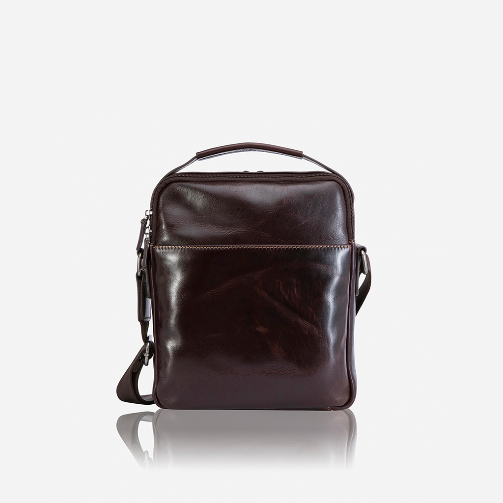 Zip Crossbody Bag, Tobacco - Jekyll and Hide SA