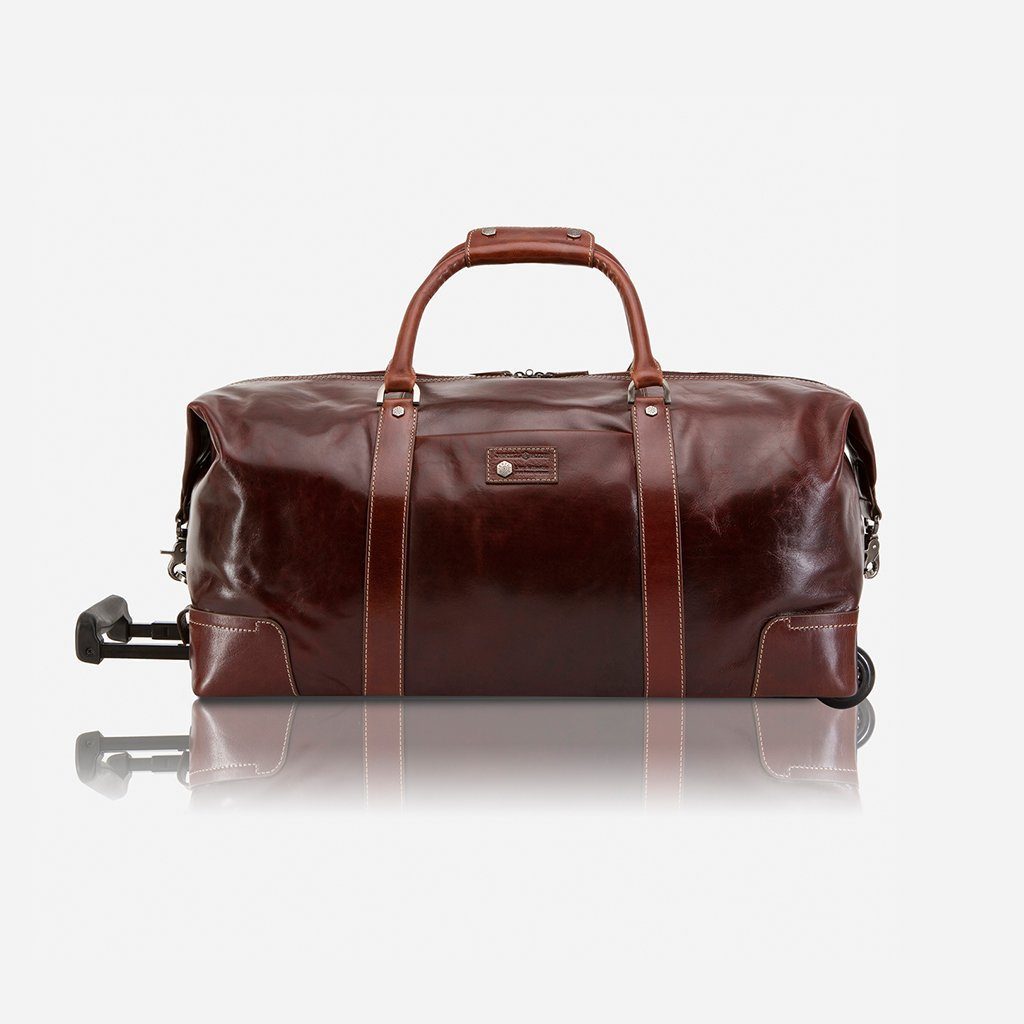 Cabin Wheeled Holdall 55cm, Tobacco Cabin Holdall Oxford 3690 tobacco  - Jekyll and Hide Australia