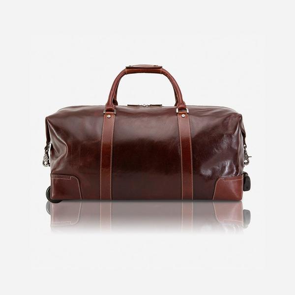Cabin Wheeled Holdall 55cm, Tobacco Cabin Holdall Oxford    - Jekyll and Hide Australia