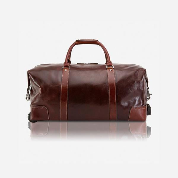 Cabin Wheeled Holdall 55cm, Tobacco Cabin Holdall Oxford - Jekyll and Hide Australia