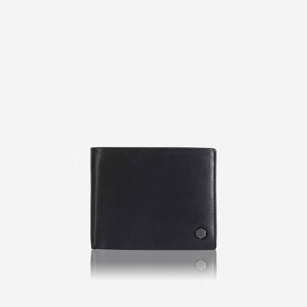 Large Billfold Wallet With Coin, Soft Black Card & Note Holders Monaco    - Jekyll and Hide Australia