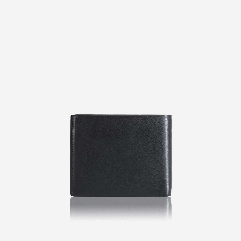 Large Billfold Wallet With Coin, Soft Black Card & Note Holders Monaco - Jekyll and Hide Australia