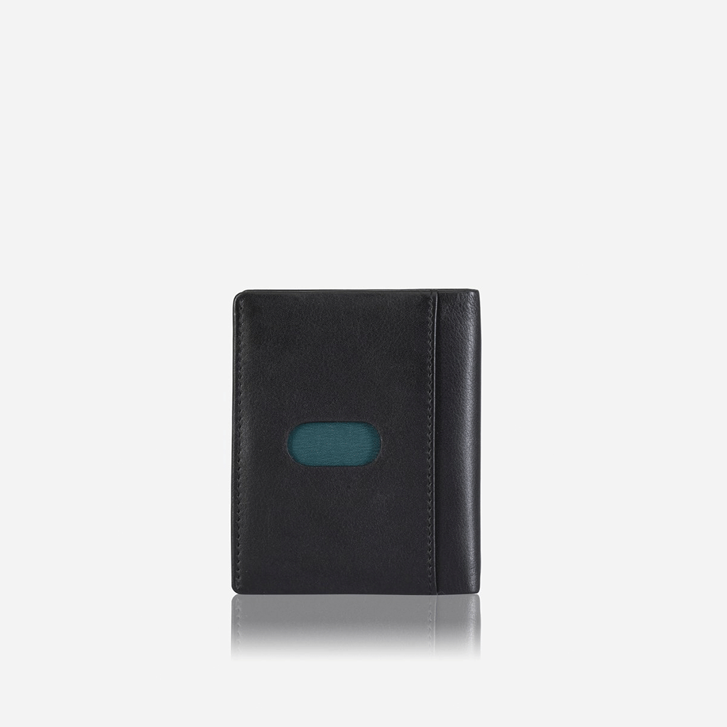 Slim Card Holder, Soft Black Card Holder Monaco - Jekyll and Hide Australia
