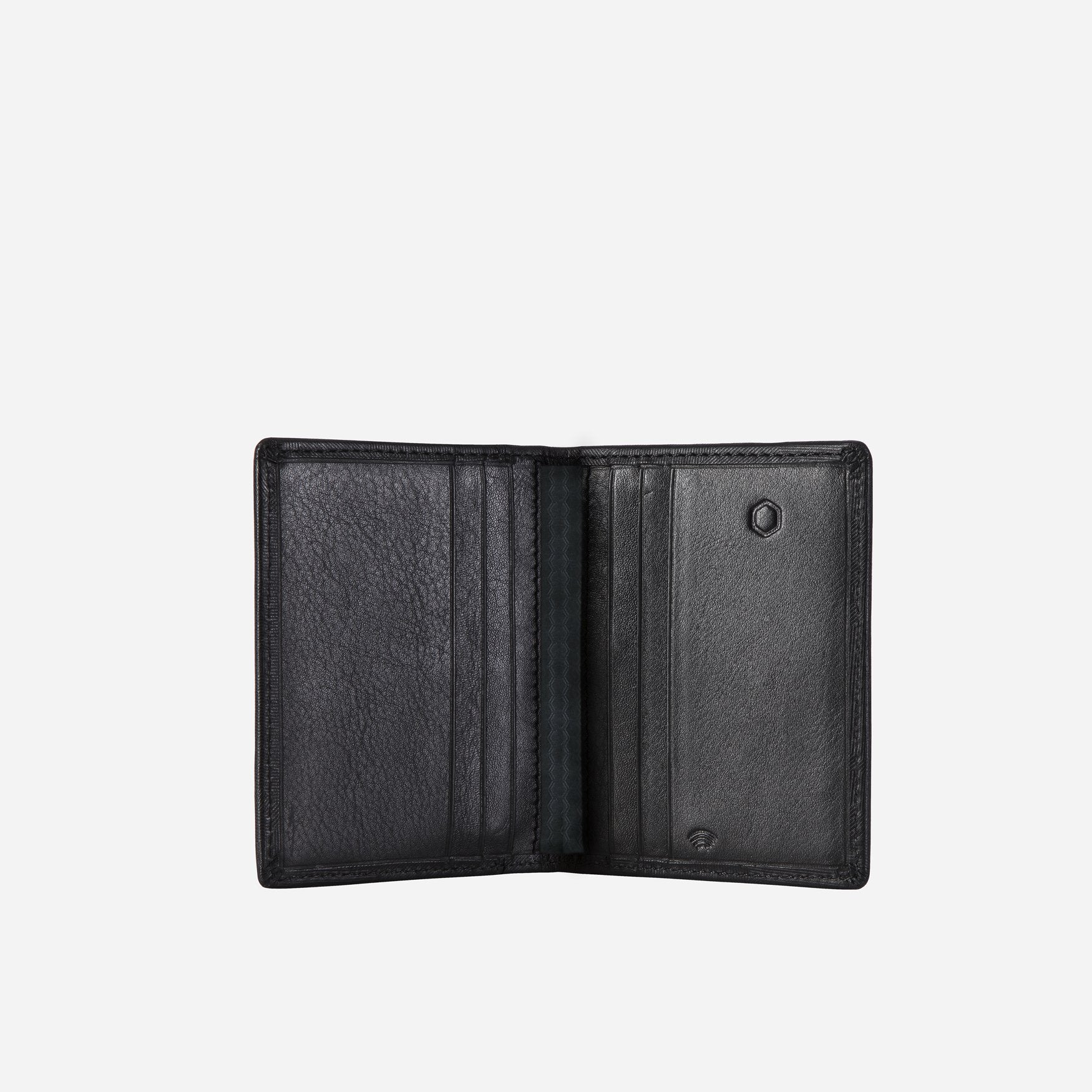 Slim Card Holder, Soft Black Card Holder Monaco - Jekyll and Hide Australia