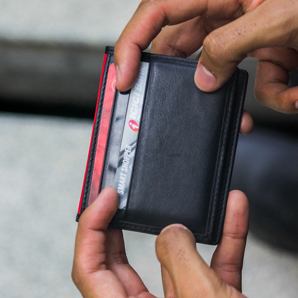 Slim Bifold Card Holder, Camo Wallet HAVANA - Jekyll and Hide Australia