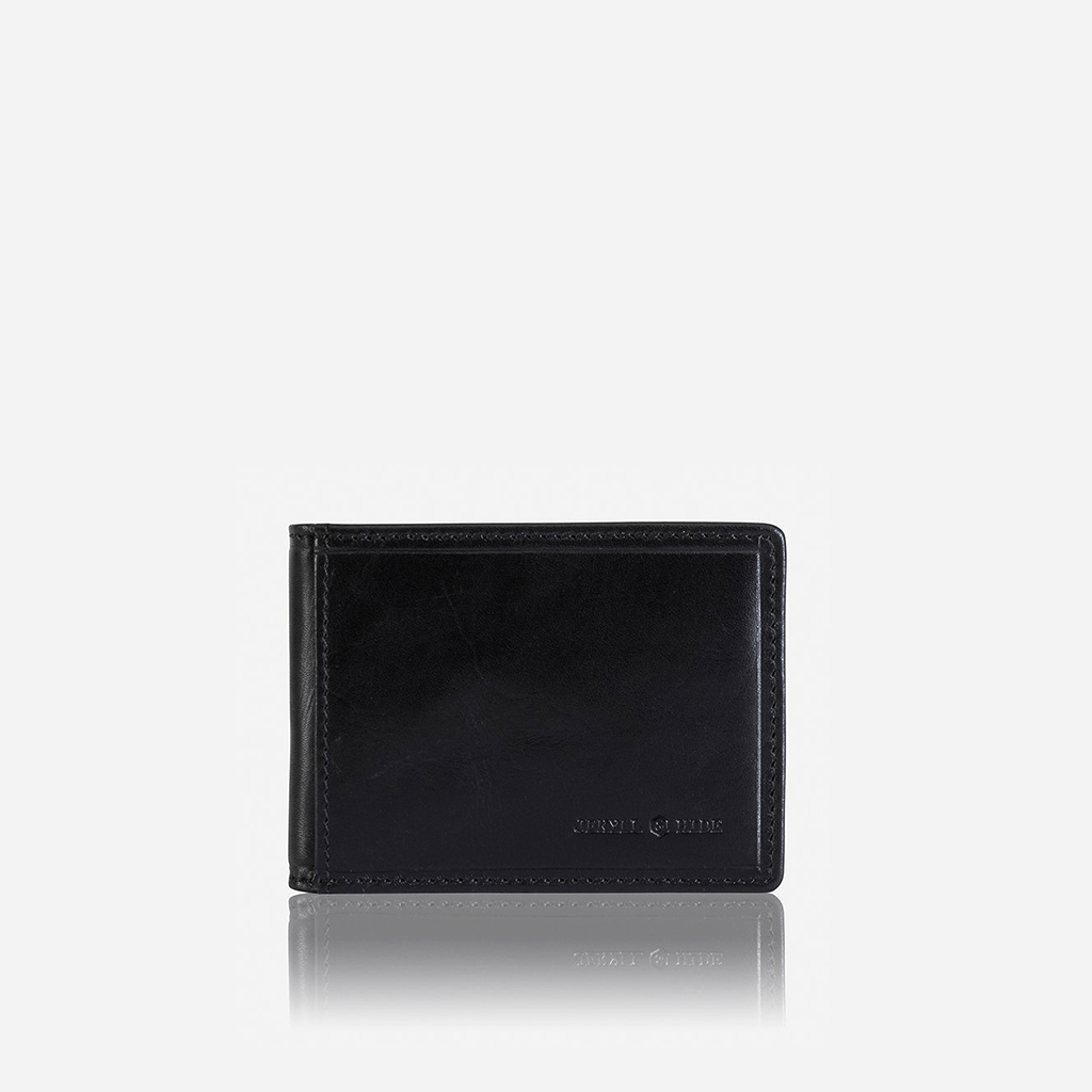 Slim Bifold Card Holder Card Holder Oxford 6300 Black - Jekyll and Hide Australia