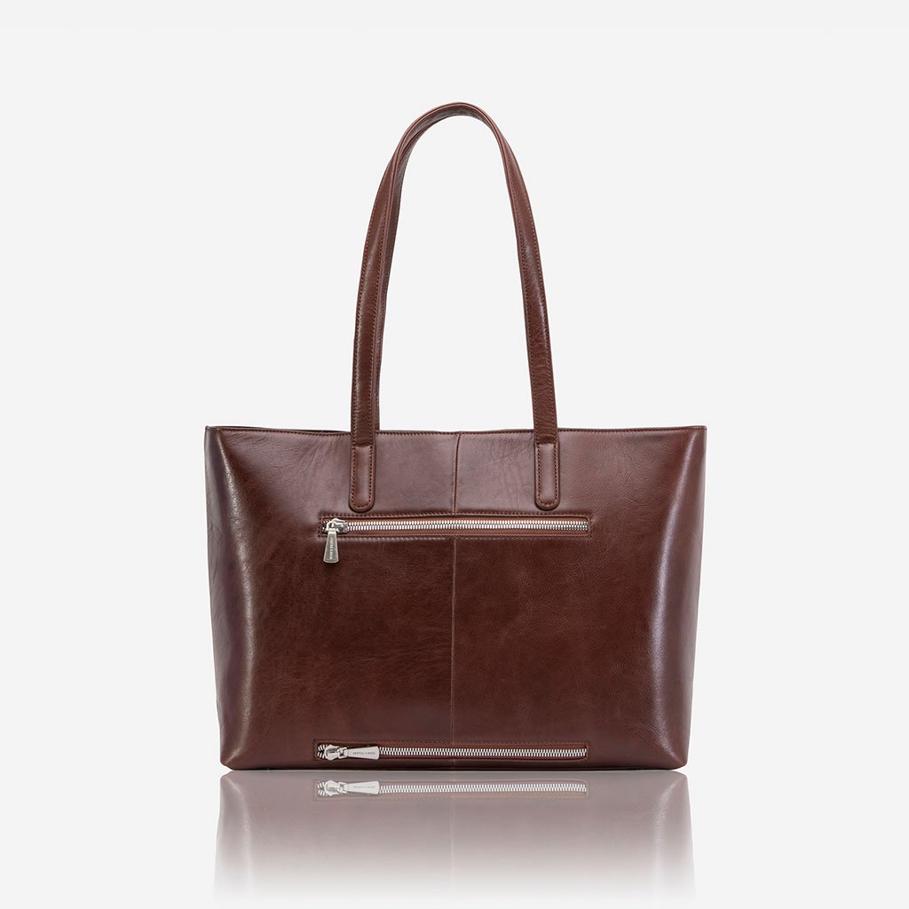 Large Ladies Laptop Shopper, Burgundy Ladies Business MADRID - Jekyll and Hide Australia