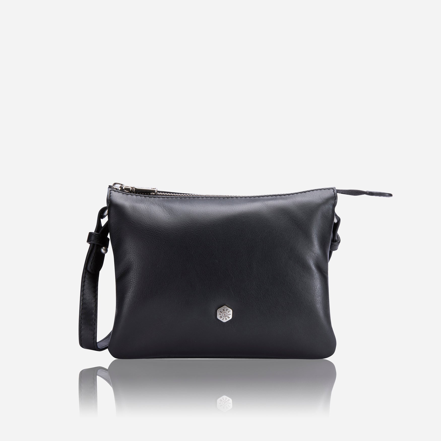Slim Crossbody Bag, Black crossbody bags Osaka - Jekyll and Hide Australia
