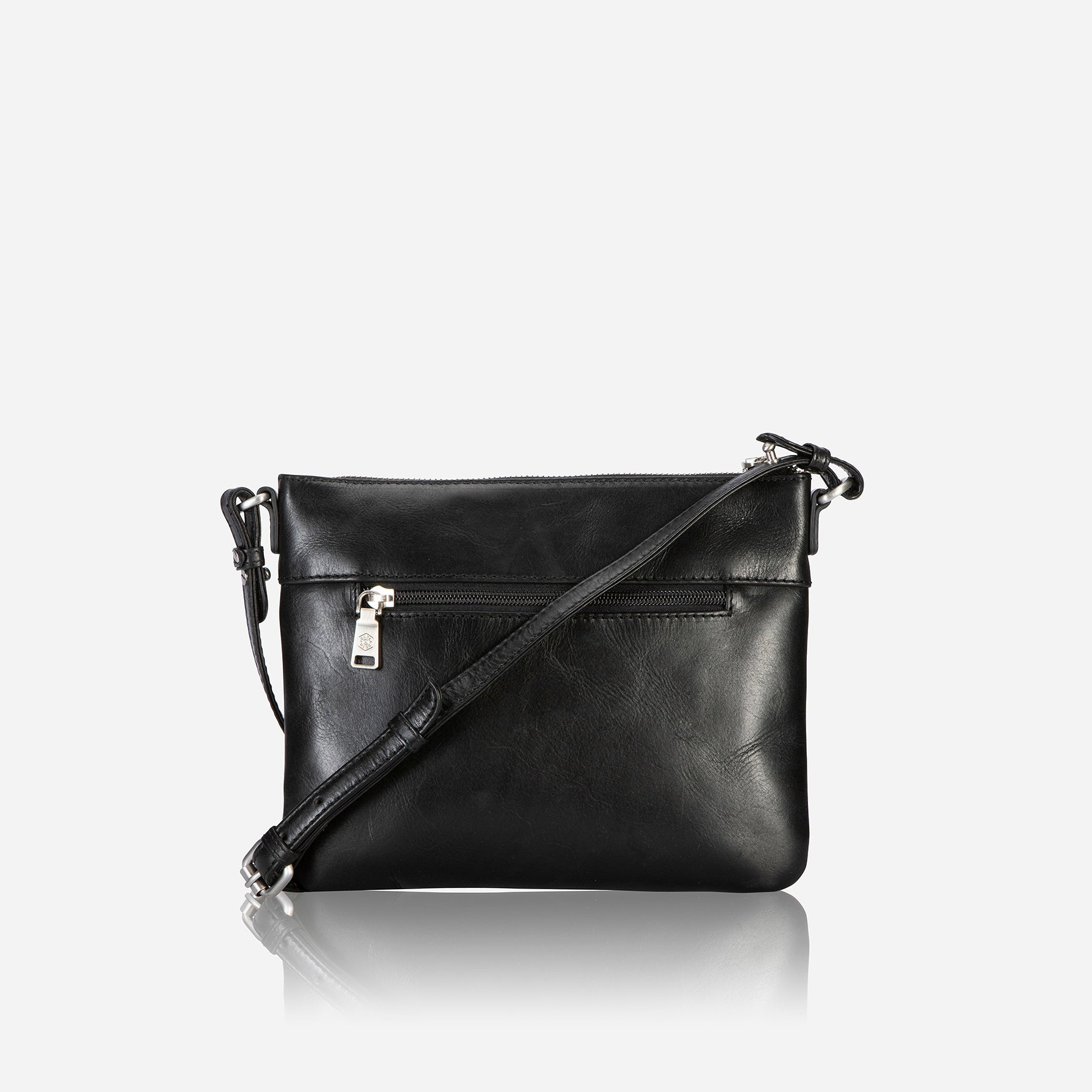 Ladies Crossbody, Black Cross body organiser Osaka - Jekyll and Hide Australia