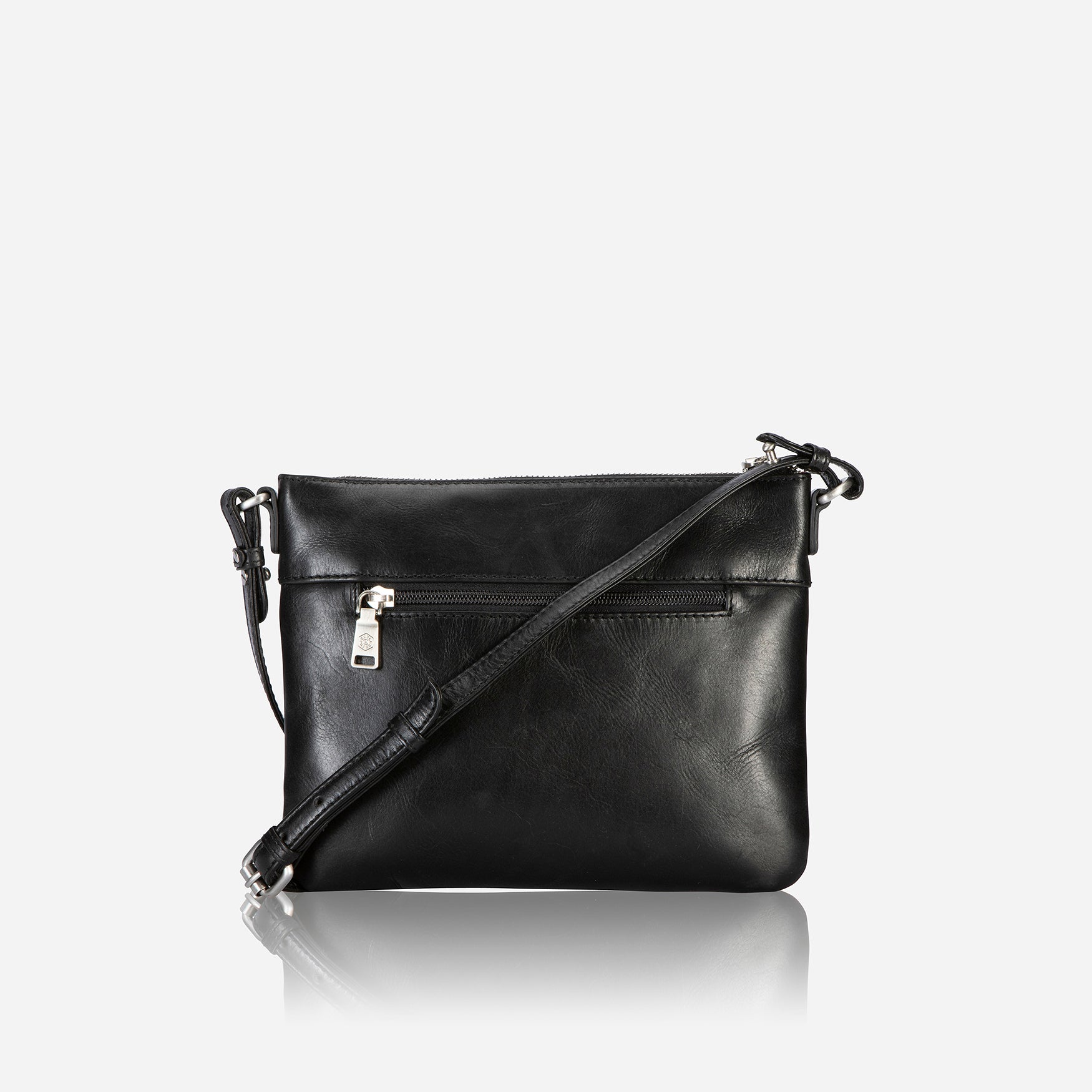 Ladies Crossbody, Black Cross body organiser Osaka    - Jekyll and Hide Australia