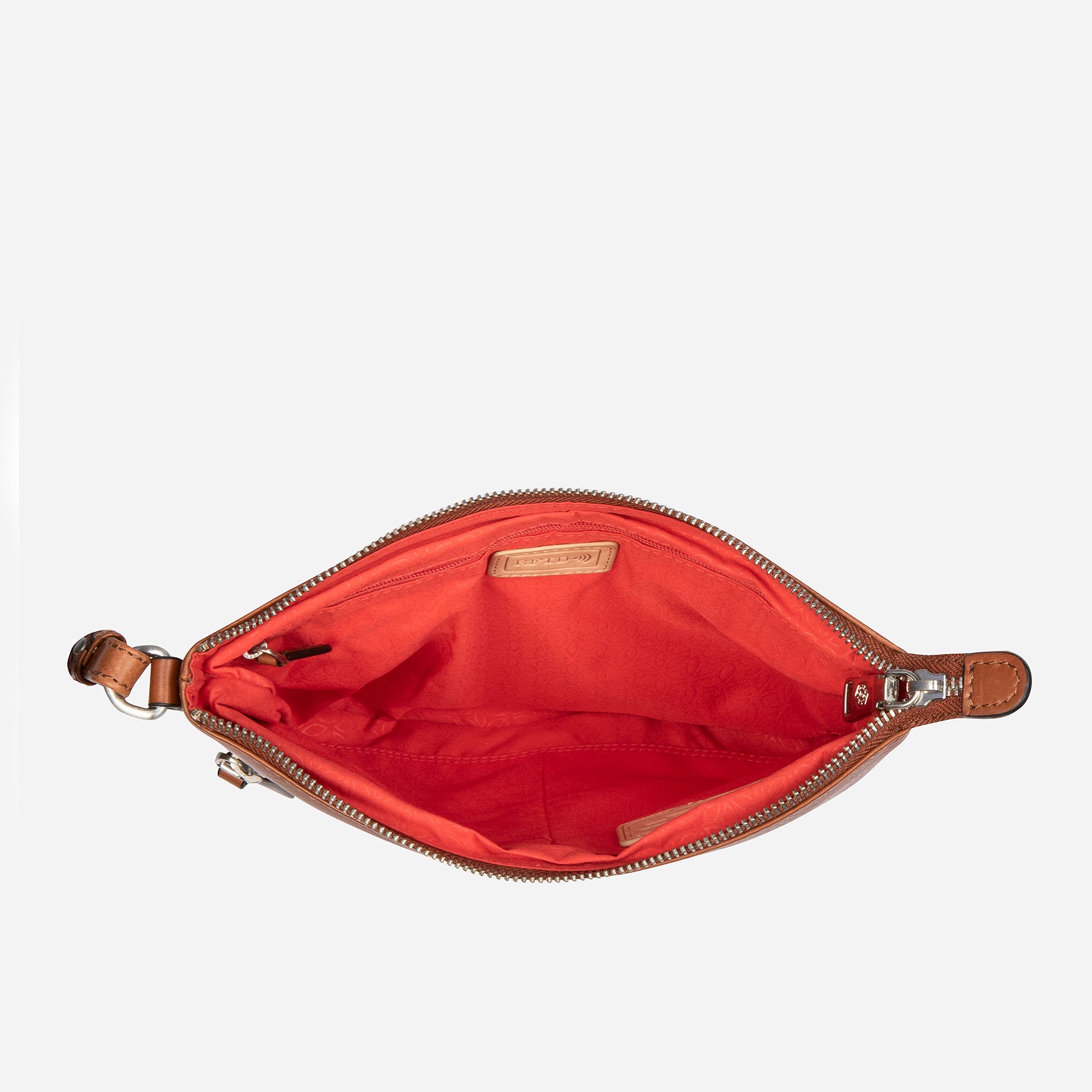 Ladies Crossbody Bag, Tan Cross body organiser Osaka - Jekyll and Hide Australia