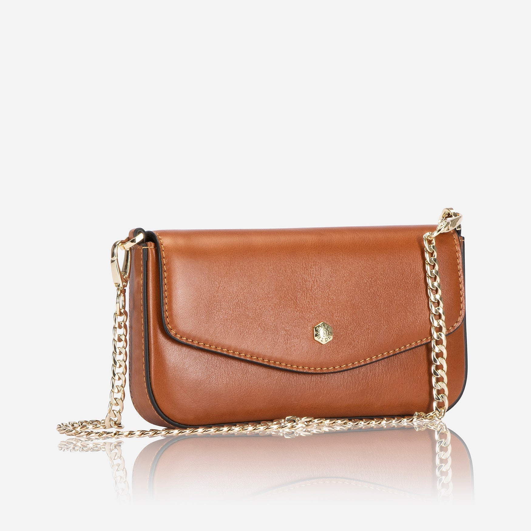 Ladies Clutch Bag, Tan Wallets and purses Paris    - Jekyll and Hide Australia