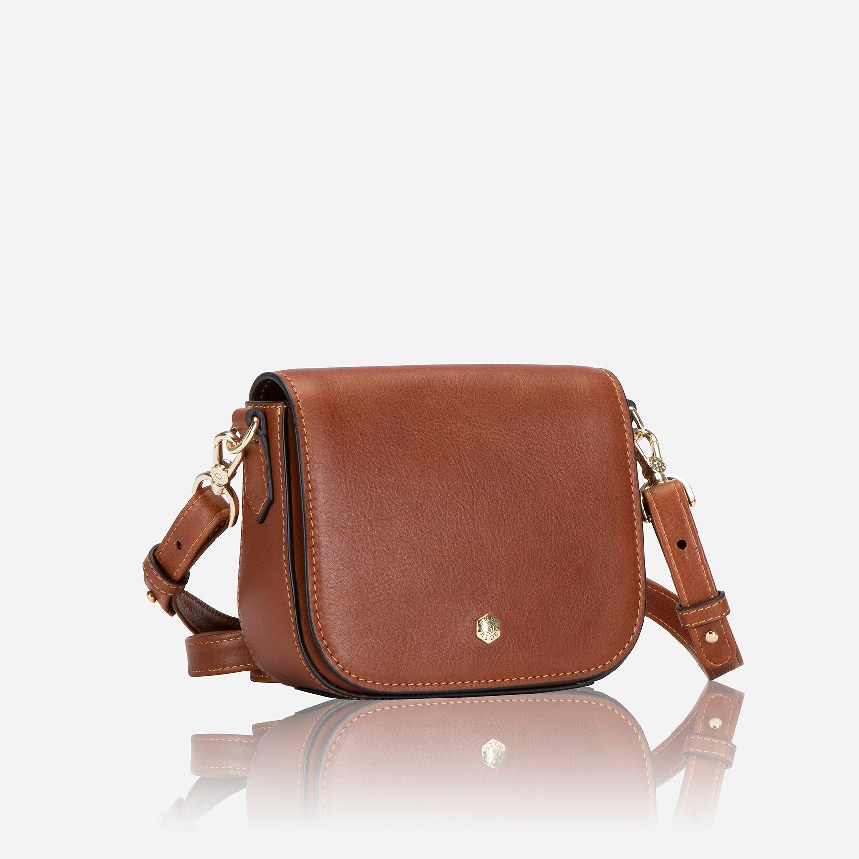 Saddle Bag Small, Tan Wallets and purses Paris    - Jekyll and Hide Australia