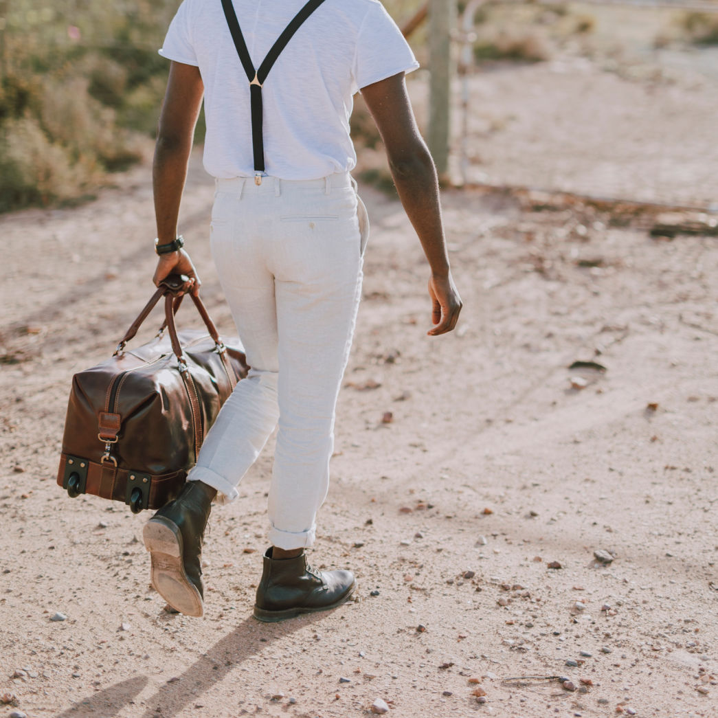 Cabin Wheeled Holdall 55cm, Tobacco Cabin Holdall Oxford - Jekyll and Hide Australia