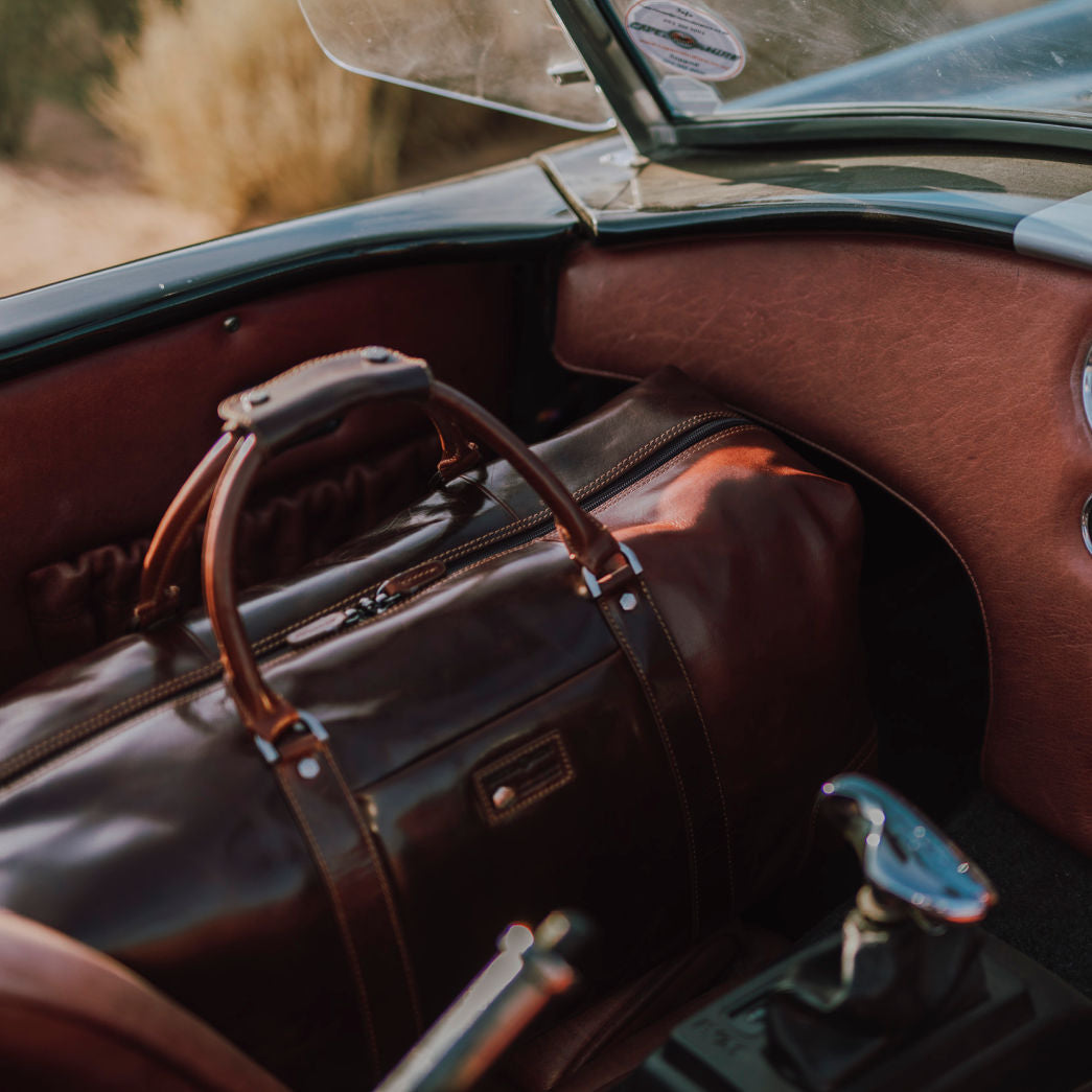 Cabin Wheeled Holdall 55cm, Tobacco Cabin Holdall Oxford - Jekyll and Hide Australia