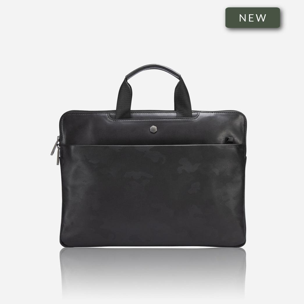 Extra Slim Laptop Brief, Camo Briefcases HAVANA - Jekyll and Hide Australia