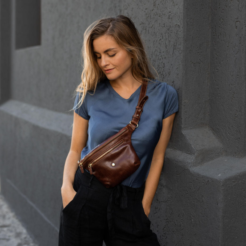Leather Waist Bag Waistbag ZULU - Jekyll and Hide Australia