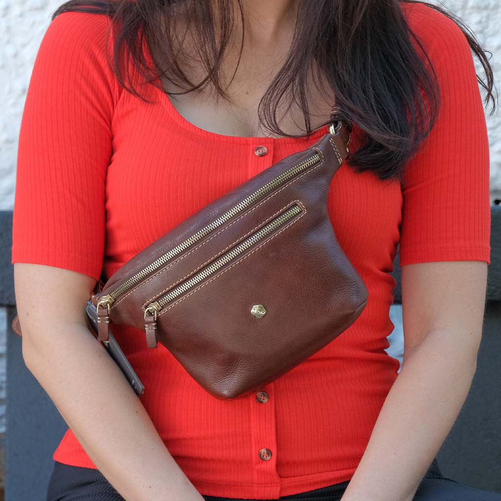 Leather Waist Bag Waistbag ZULU - Jekyll and Hide Australia