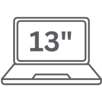 Fits 13 inch laptop icon