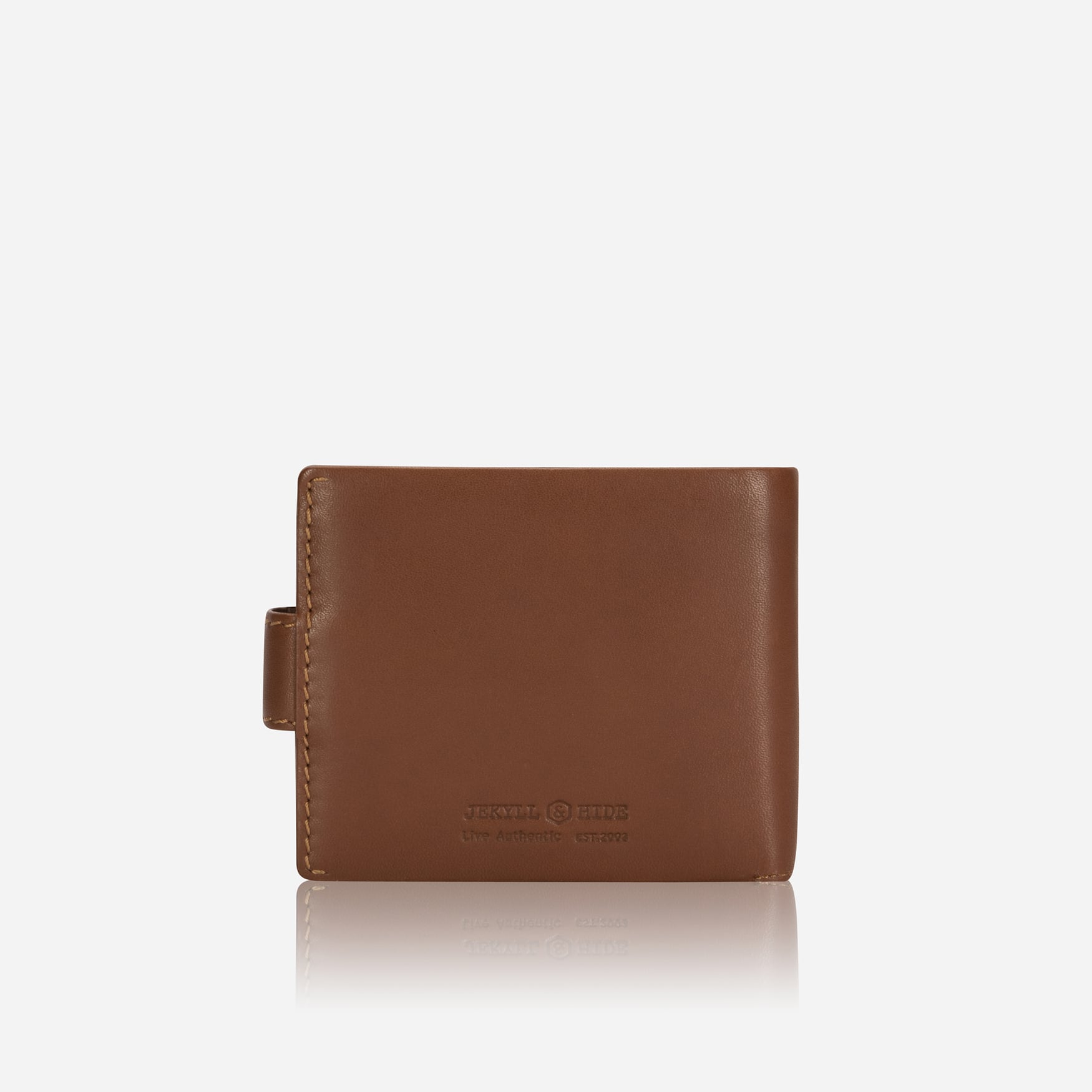 Bifold Wallet With Coin And ID Window, Tan