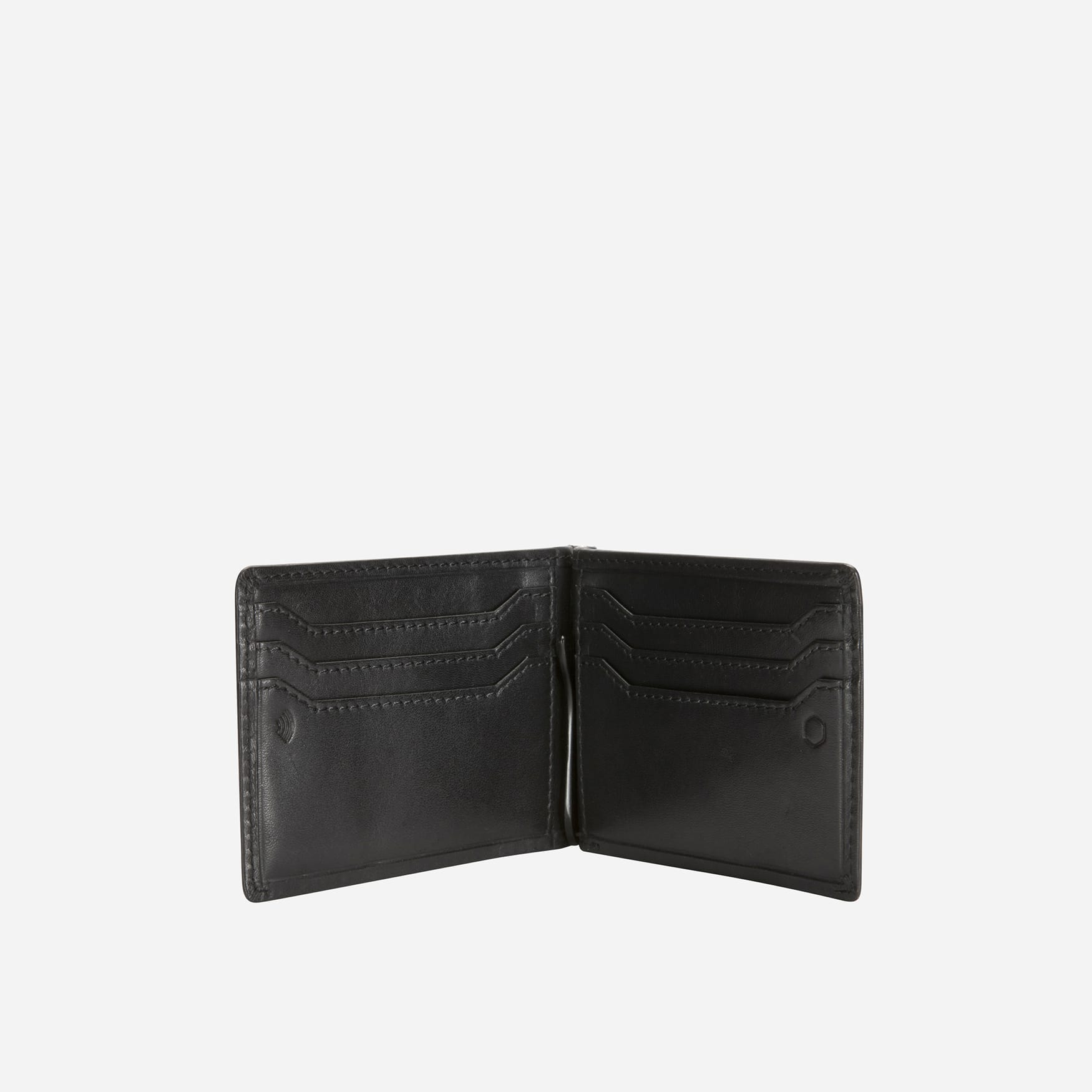 Leather Money Clip Wallet