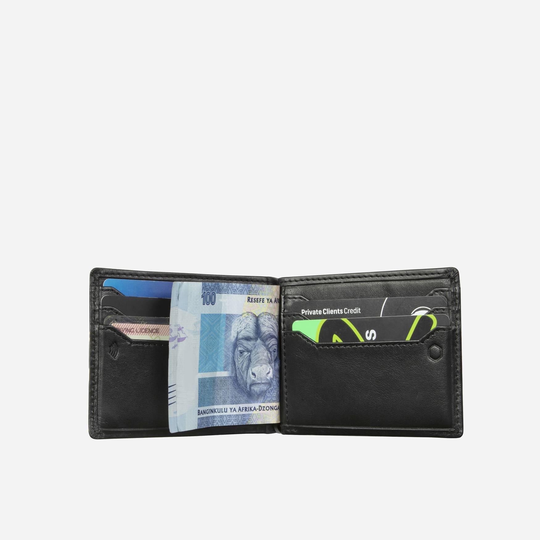 Leather Money Clip Wallet