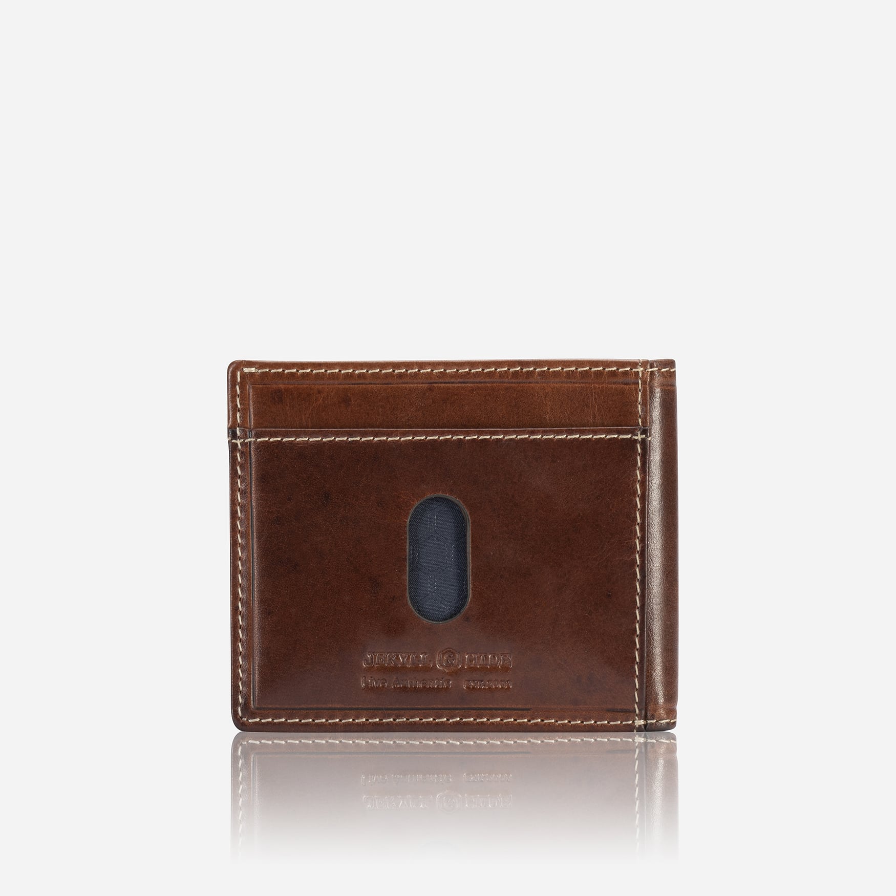 Bifold Card Holder, Coffee