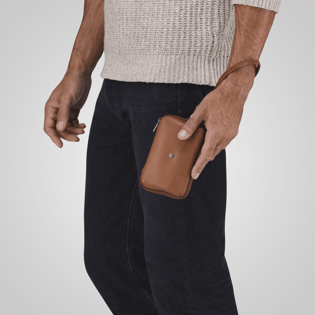 Compact Zip Around Cable Pouch