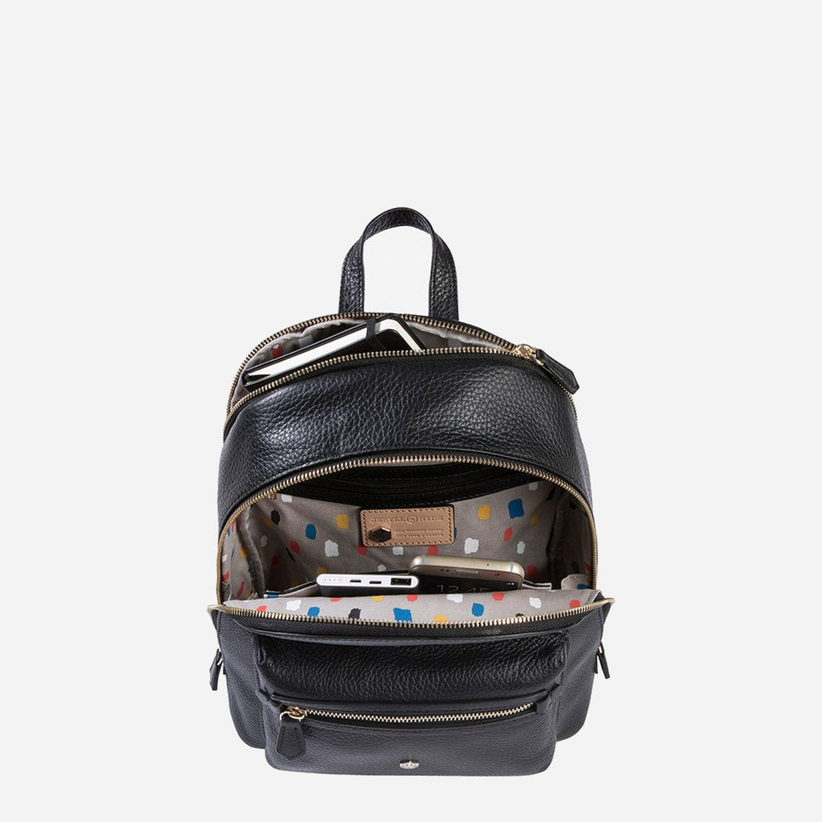 Classic Leather Backpack, Black Backpack Capri    - Jekyll and Hide Australia