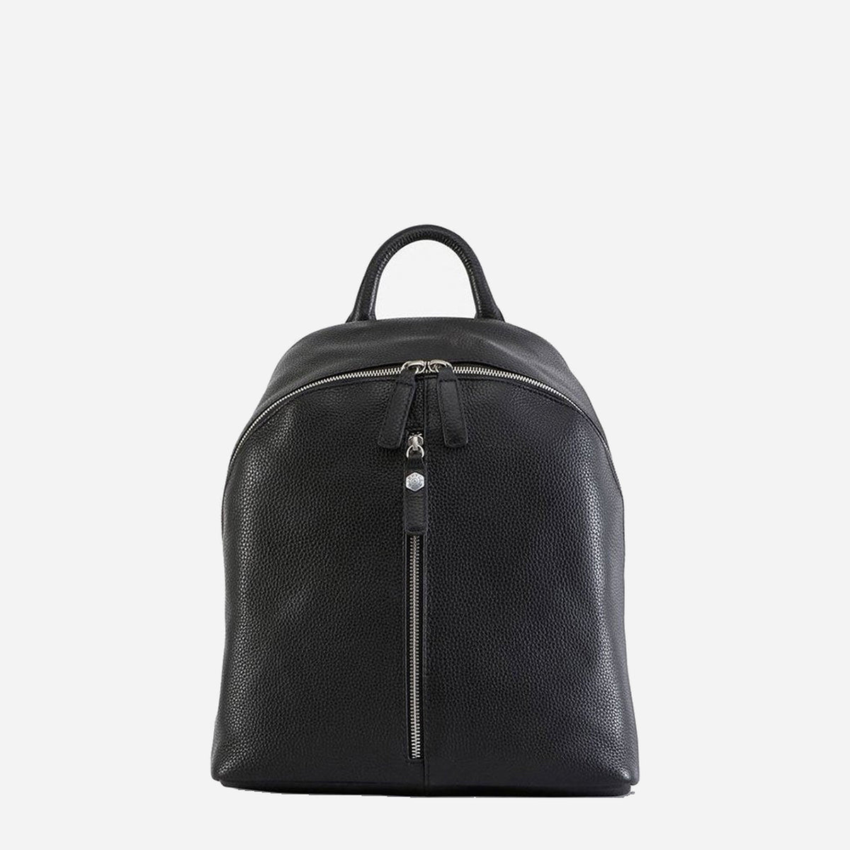 Casual Ladies Zip-Top Backpack 35cm Backpack Osaka 6391 Black  - Jekyll and Hide Australia