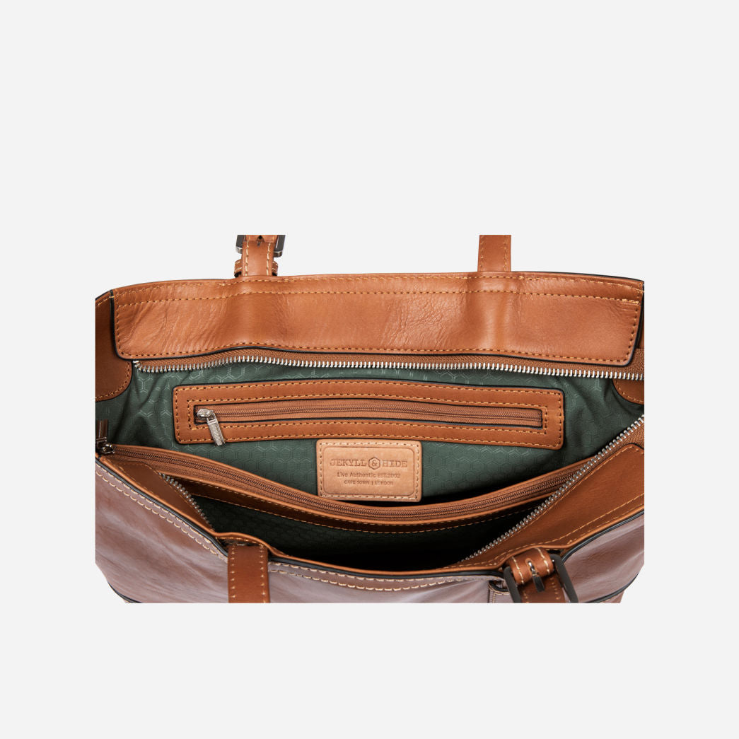 Large Leather Shopper, Colt