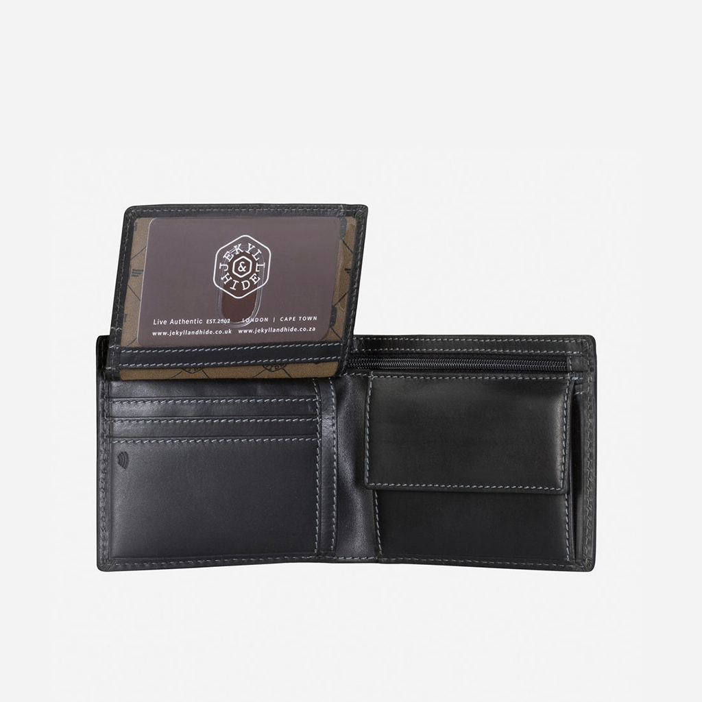 Large Bifold Wallet With Coin Bi Fold Wallet Texas    - Jekyll and Hide Australia