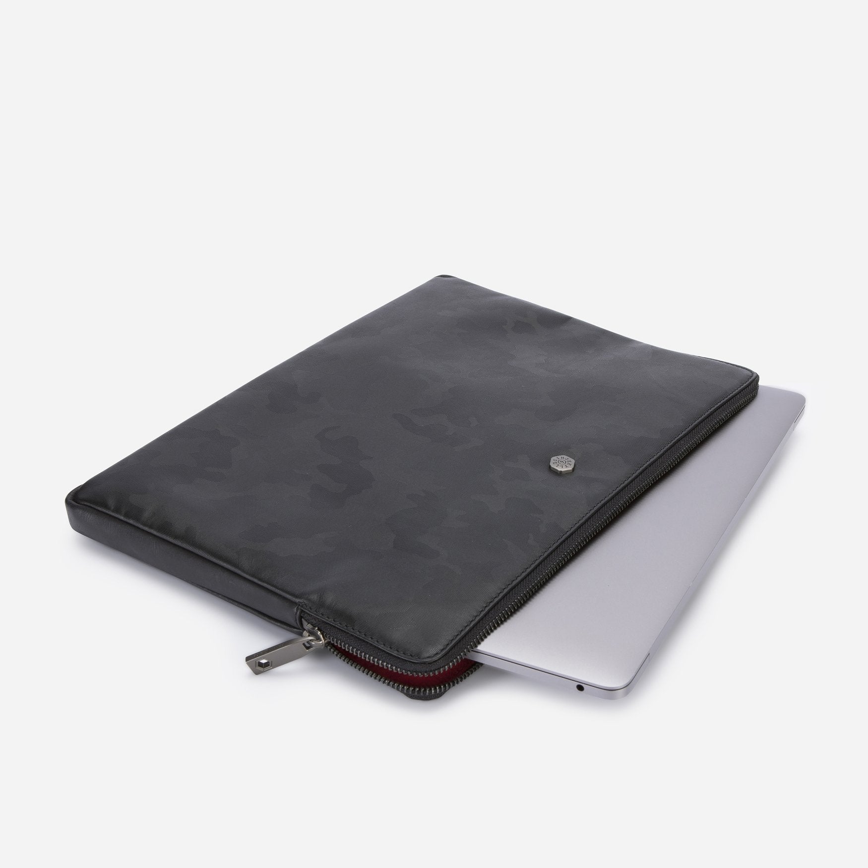 Zip Around Laptop Folder, Camo Laptop Cover HAVANA    - Jekyll and Hide Australia