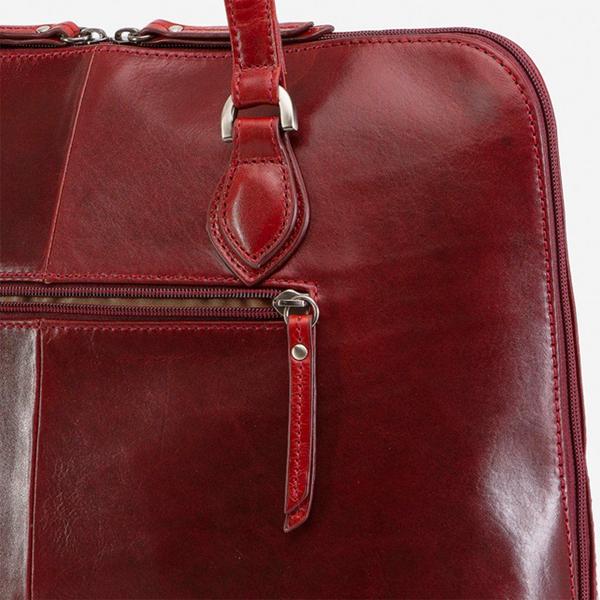 Medium Leather Laptop Handbag, Rust Business Shopper Oxford    - Jekyll and Hide Australia