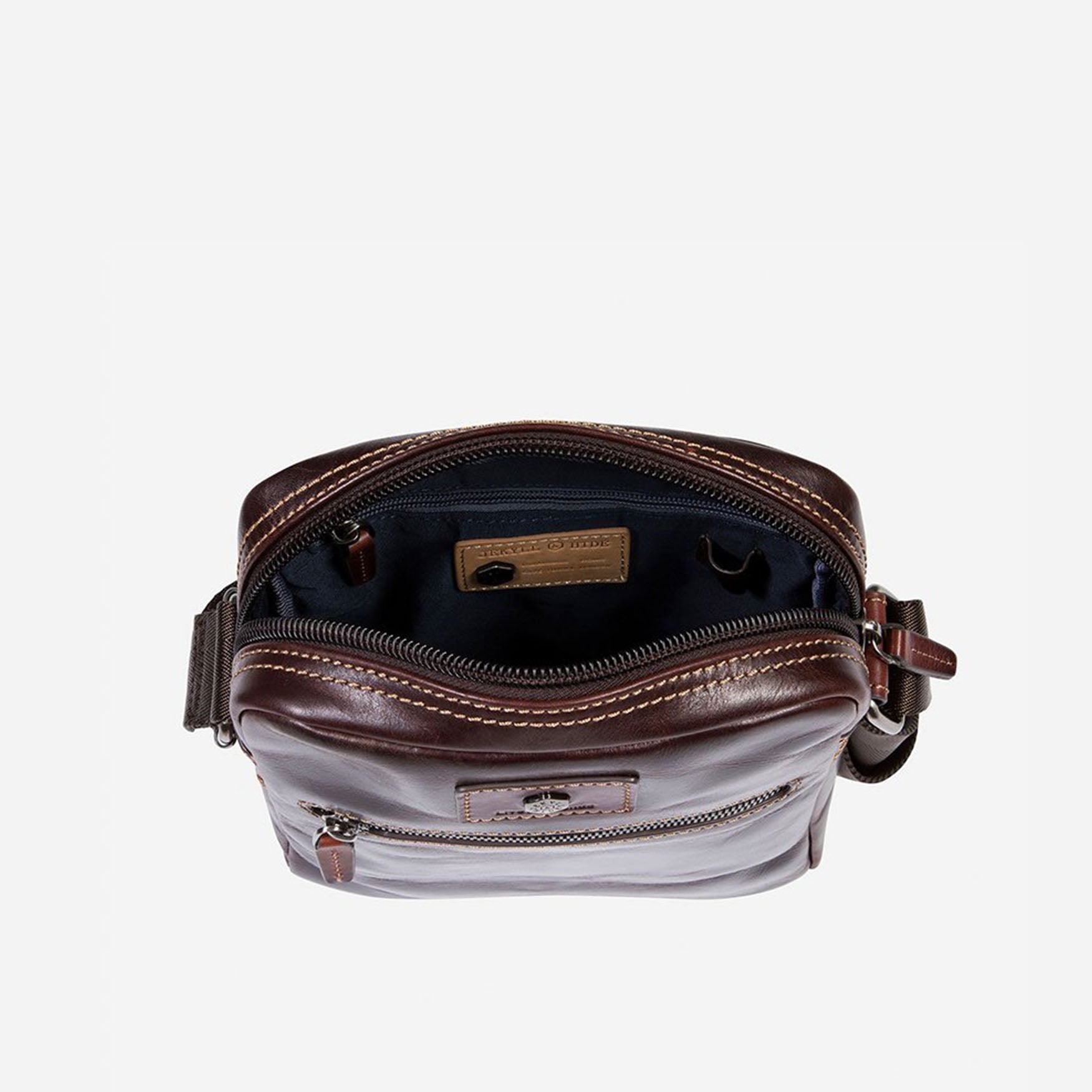 Compact Crossbody Organiser, Tobacco - Jekyll and Hide SA