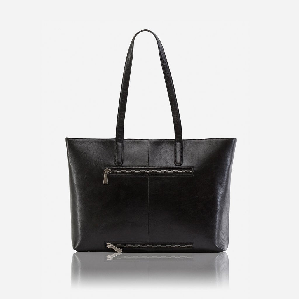 Large Ladies Laptop Shopper,  Black Business Shopper Madrid    - Jekyll and Hide Australia