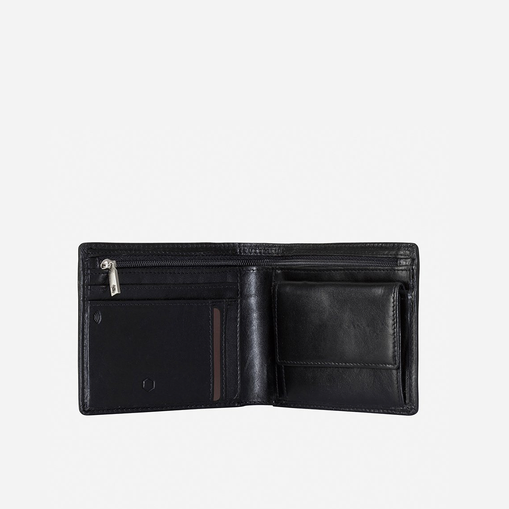 Medium Bifold Wallet With Coin Bi Fold Wallet Oxford    - Jekyll and Hide Australia